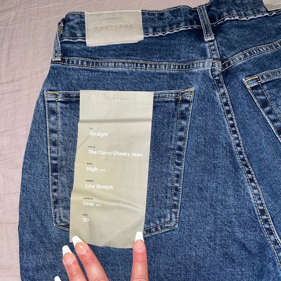 NWT Everlane The Curvy Cheeky Crop Jeans Size 30 - Picture 8 of 10